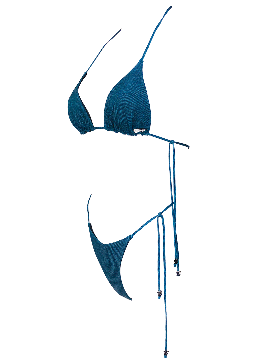 Acid Wash Blue Bottom