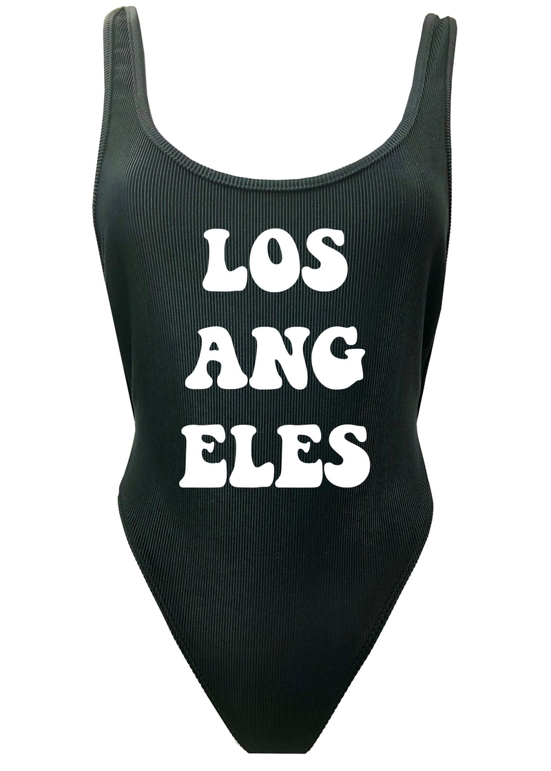 Los Angeles Bold Black Skimpy Beater