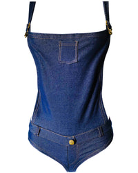 Short & Sweet Denim Shortie-alls