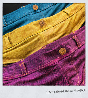 Neon Colored Denim Shorties